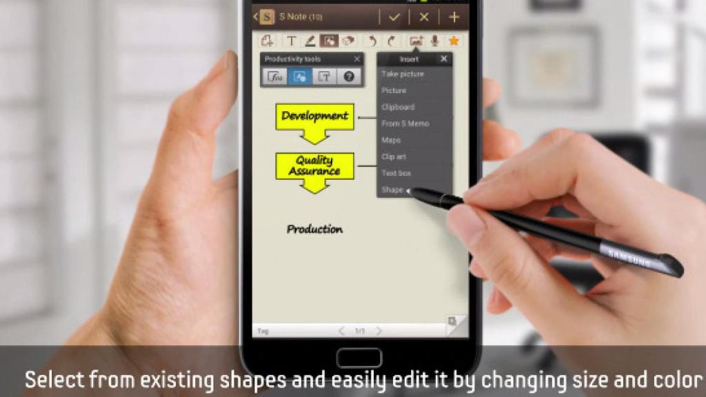 Samsung deja ver más de Ice Cream Sandwich en el Galaxy Note con su Suite Premium