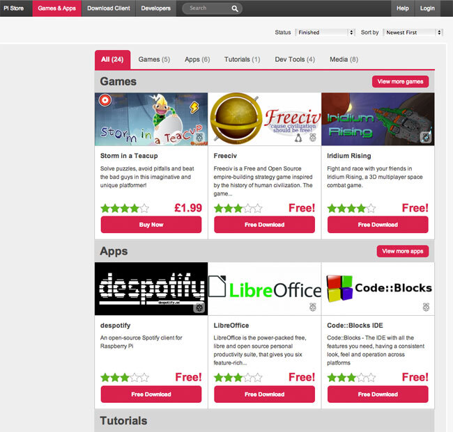 Raspberry-Pi-App-Store