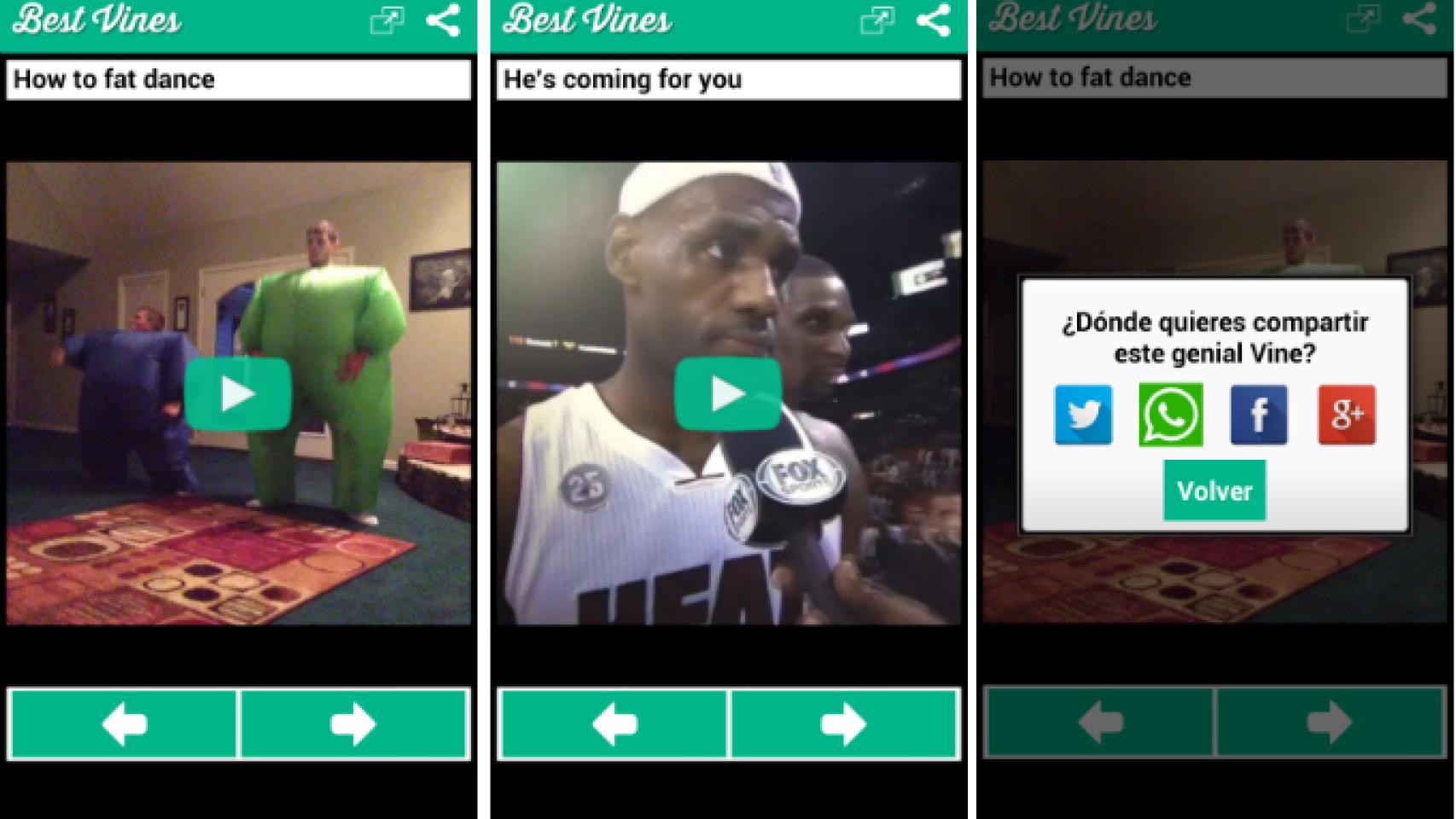 Los mejores y más populares vídeos de Vine en tu Android con Best Vines