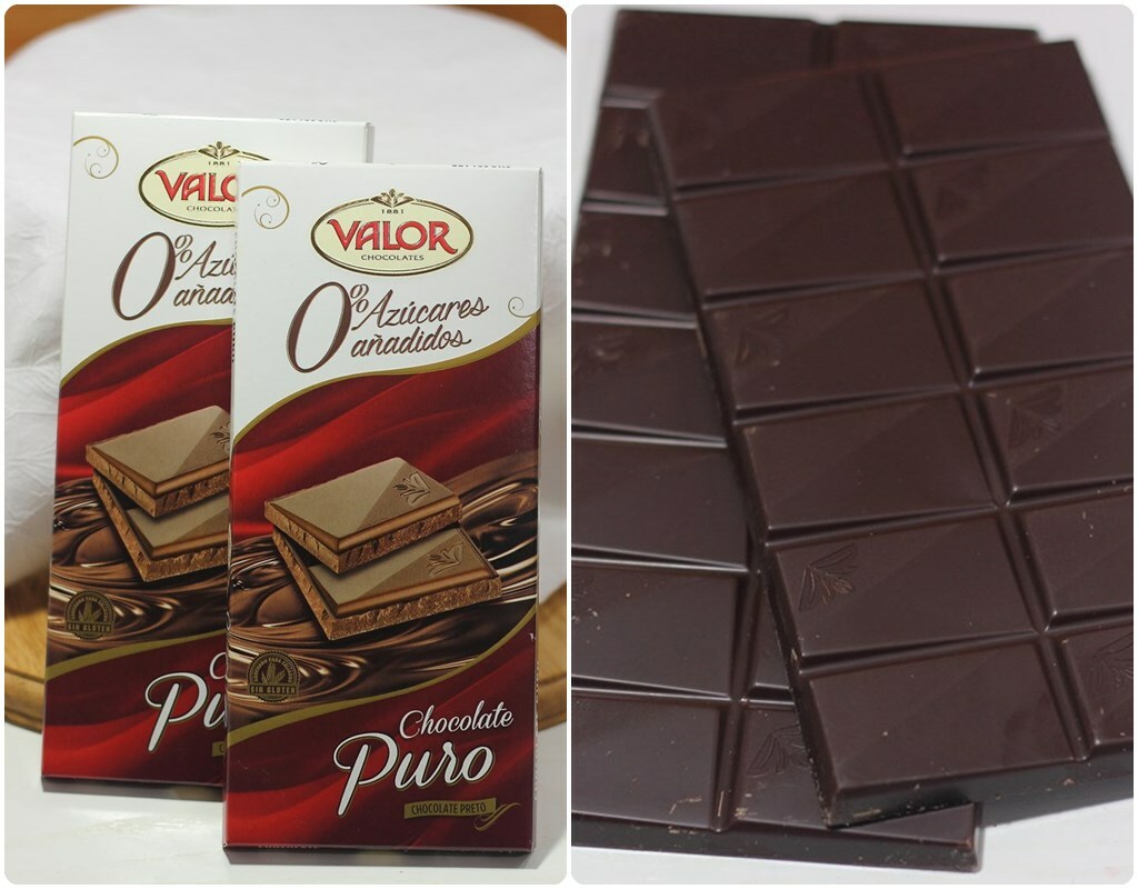 Chocolate puro Valor con Stevia