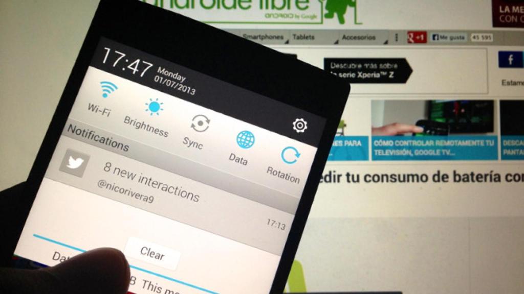 Android 4.3 incluirá un nuevo sistema de notificaciones para aplicaciones de terceros