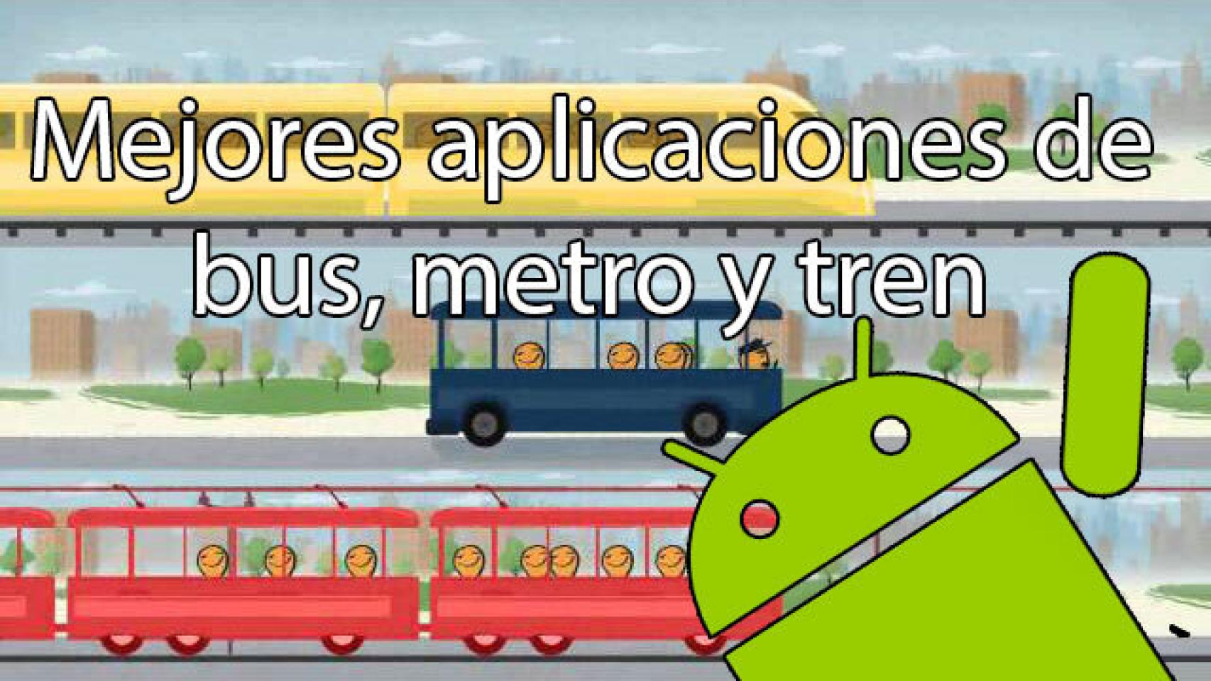 Las mejores apps Android de bus, metro y trenes en España