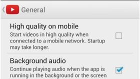 YouTube añade reproducción de audio en segundo plano [Descarga el APK Youtube 5.2.27]