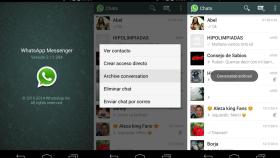 WhatsApp ya permite archivar conversaciones en su última beta [APK]