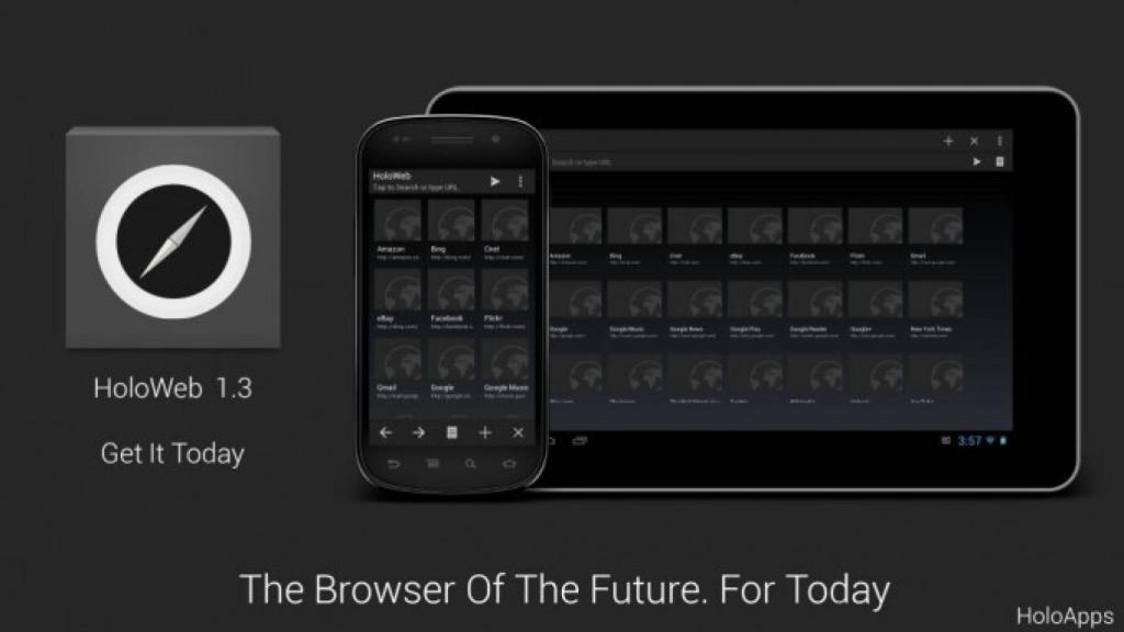 Holoweb browser: Navega rápido y con estilo Holo