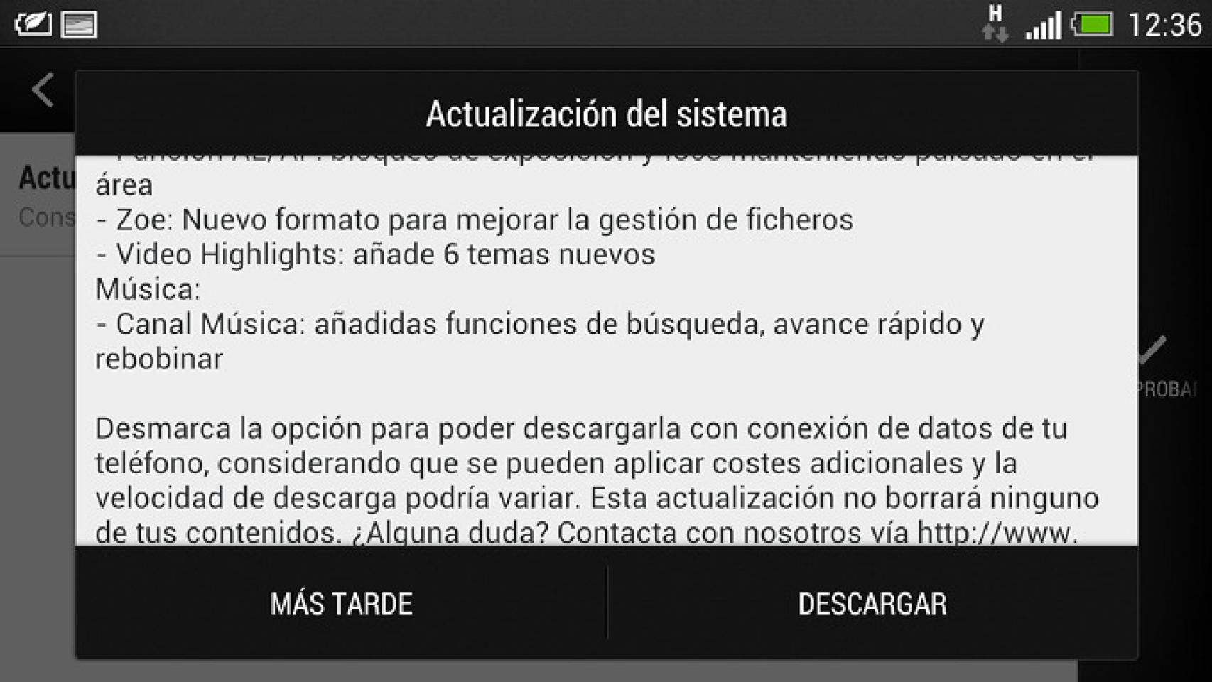 HTC One se actualiza por fin a Android 4.2.2