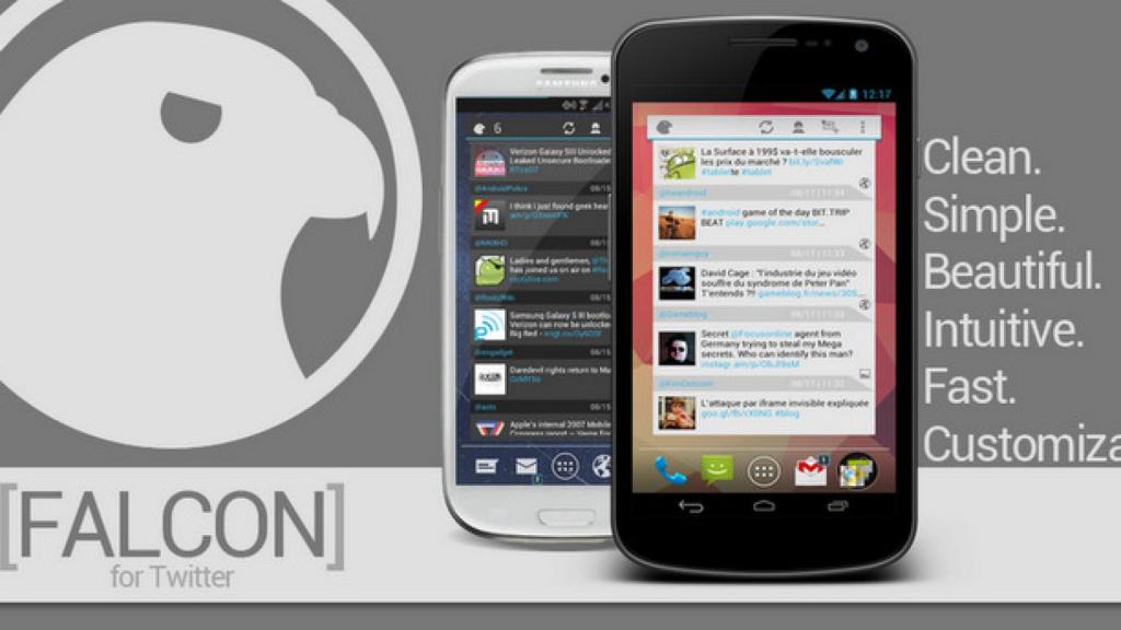 Falcon for Twitter: Limpia, simple, bonita, intuitiva, rápida y personalizable