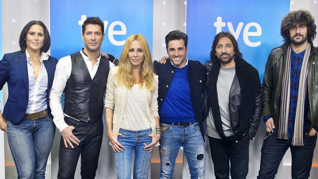 Rosa, Jaime Cantizano, Marta Sánchez, David Bustamante, Antonio Carmona y Melendi