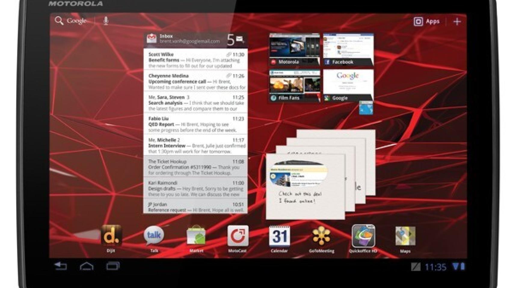 Nuevas Tablets Motorola Xoom 2 y Xoom 2 Media Edition: Más y mejor