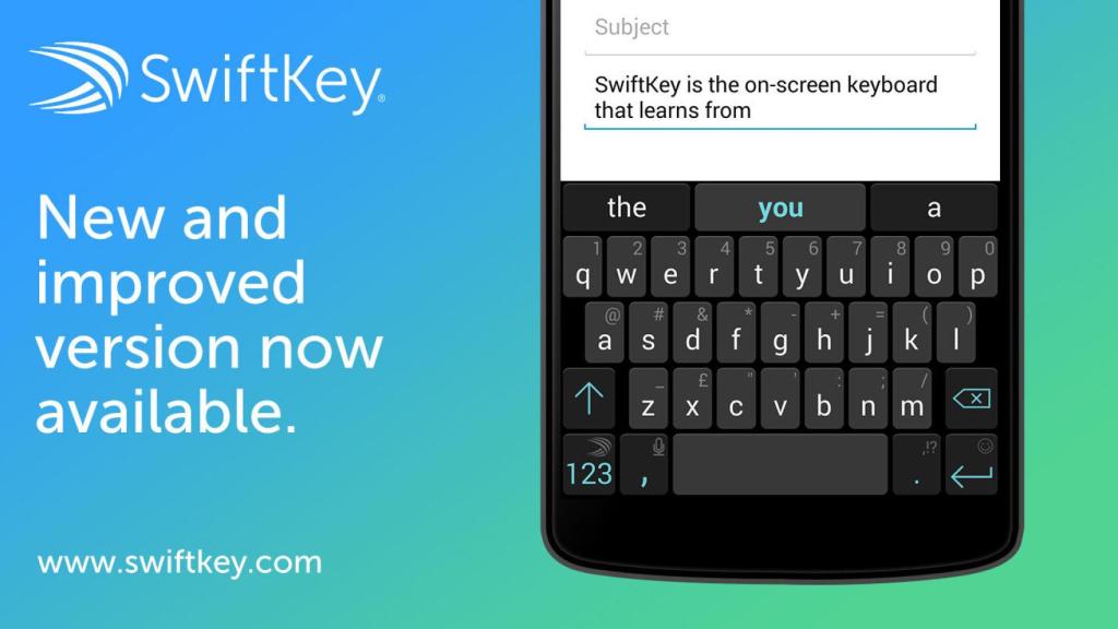 Swiftkey ahora hasta un 50% más rápido y fluido