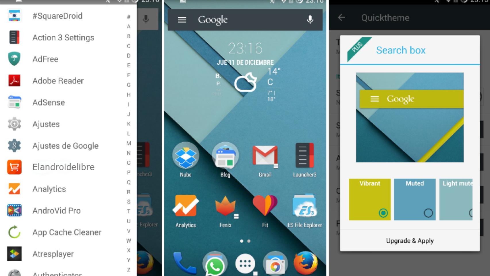 Action Launcher 3: renovación estética con Material Design y nuevas funciones