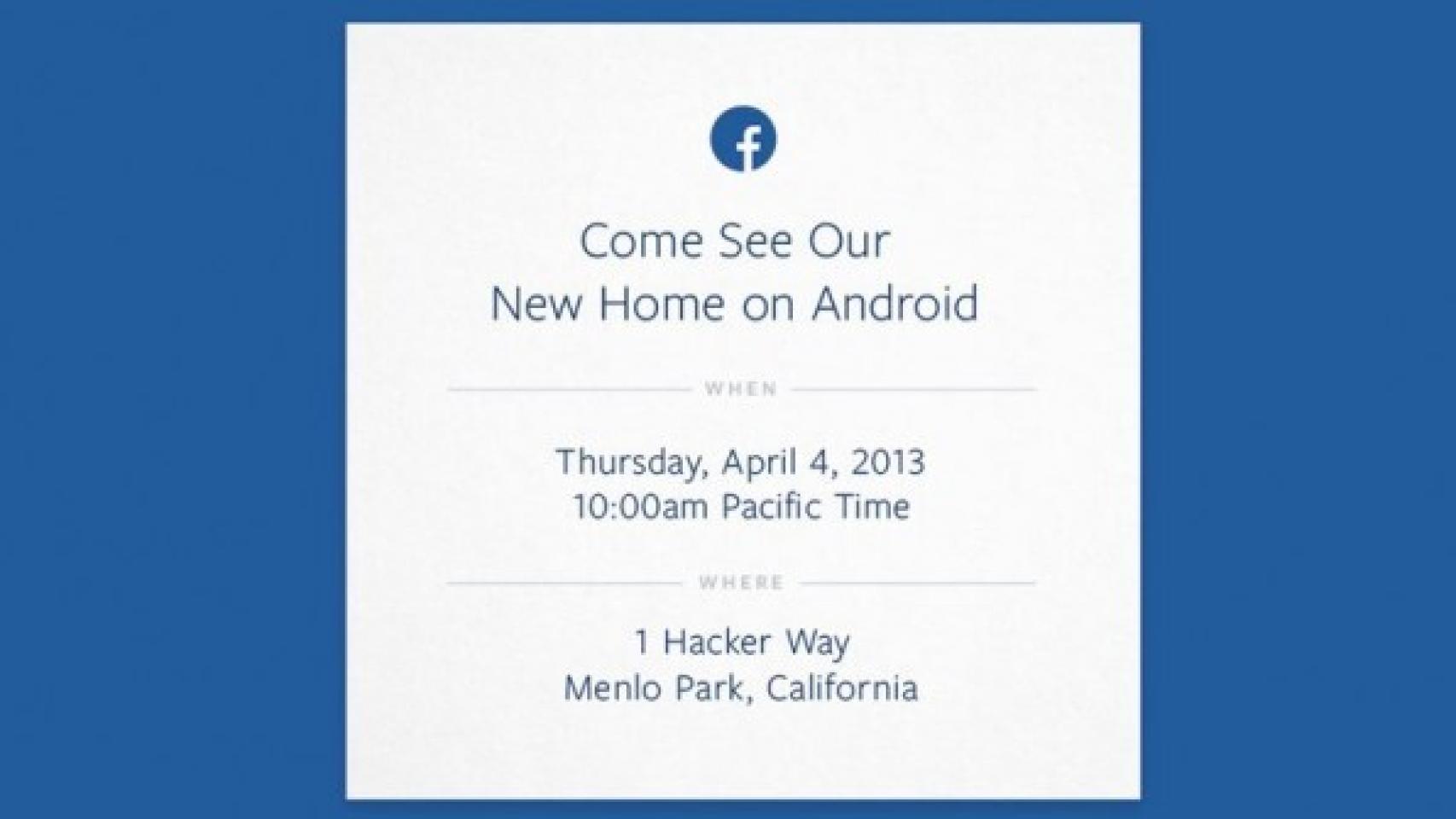 Facebook hará de Android su hogar