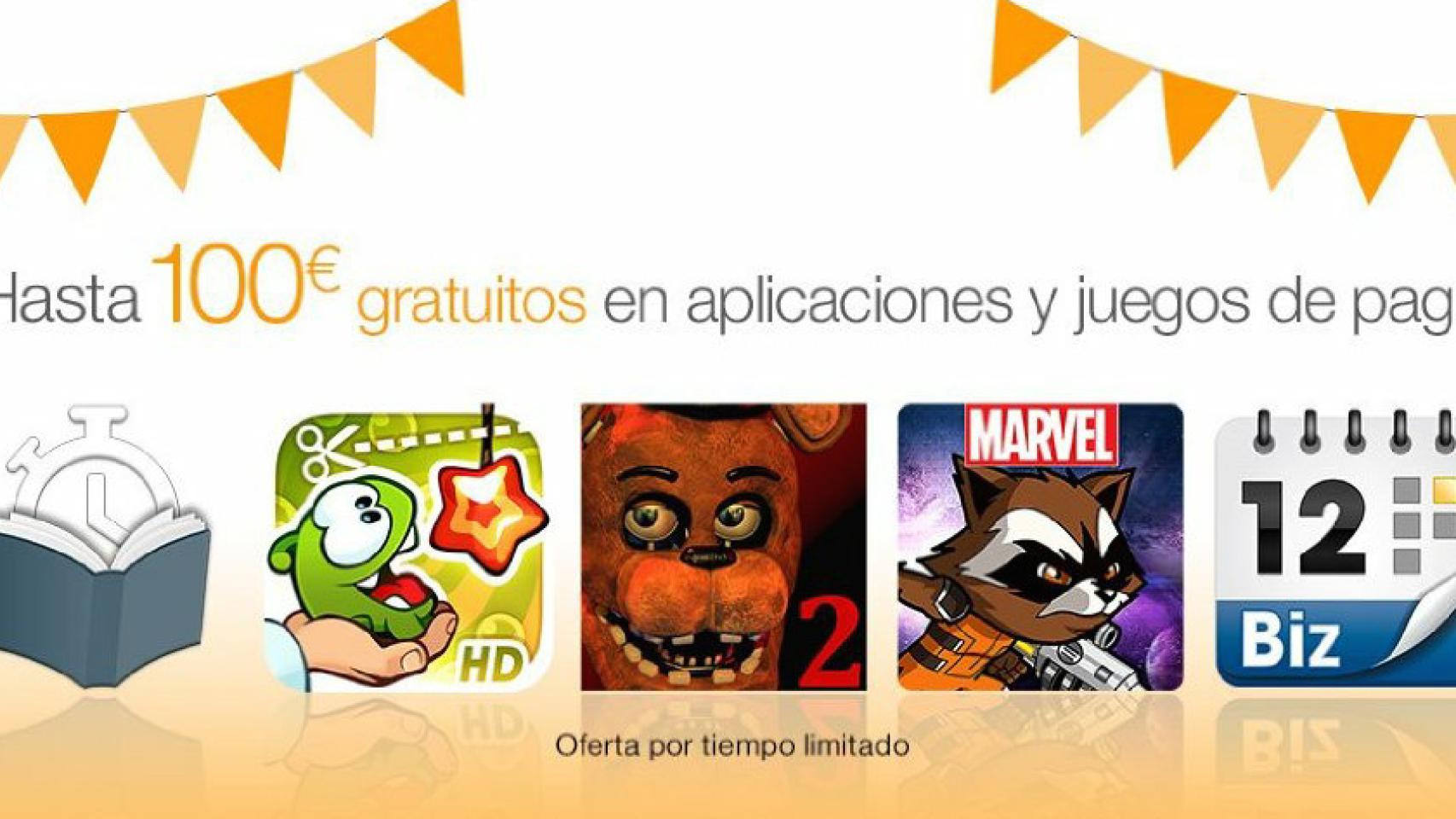 Amazon celebra el día del Padre regalando más de 100€ en apps y juegos de pago