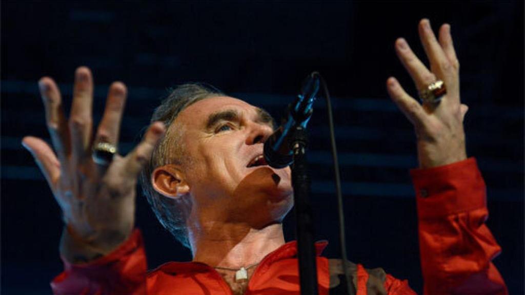 Image: Morrissey, (medio) loco en Madrid