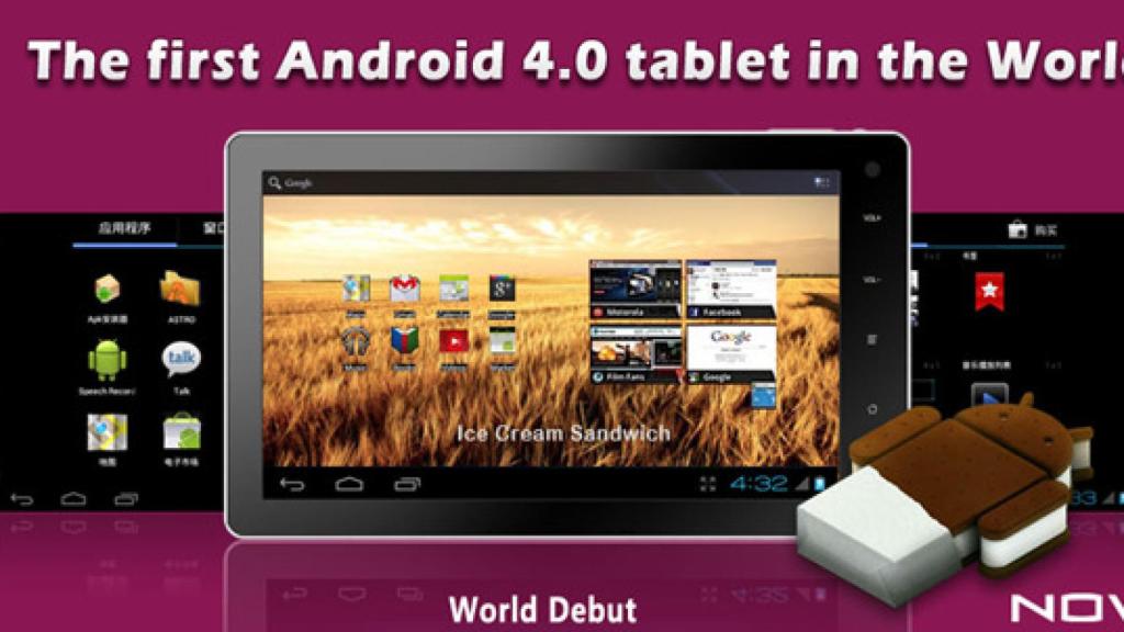 La primera tablet con Android 4.0 (ICS) llega al mercado y cuesta 99$