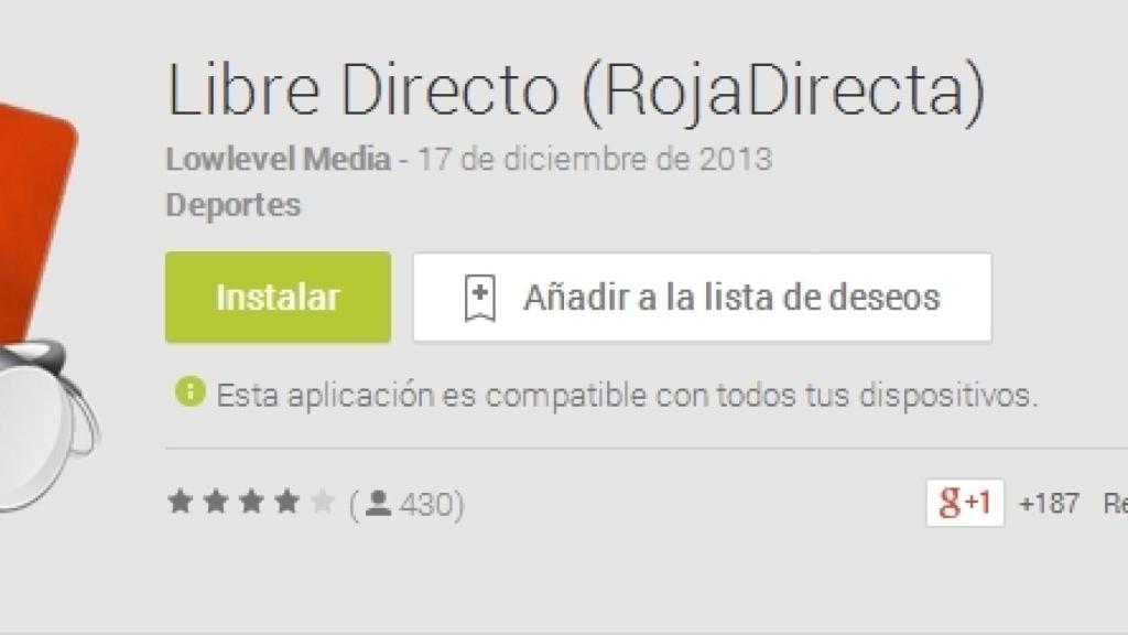 Gratis, los directos de todos los partidos en tu móvil con Libre Directo (RojaDirecta)