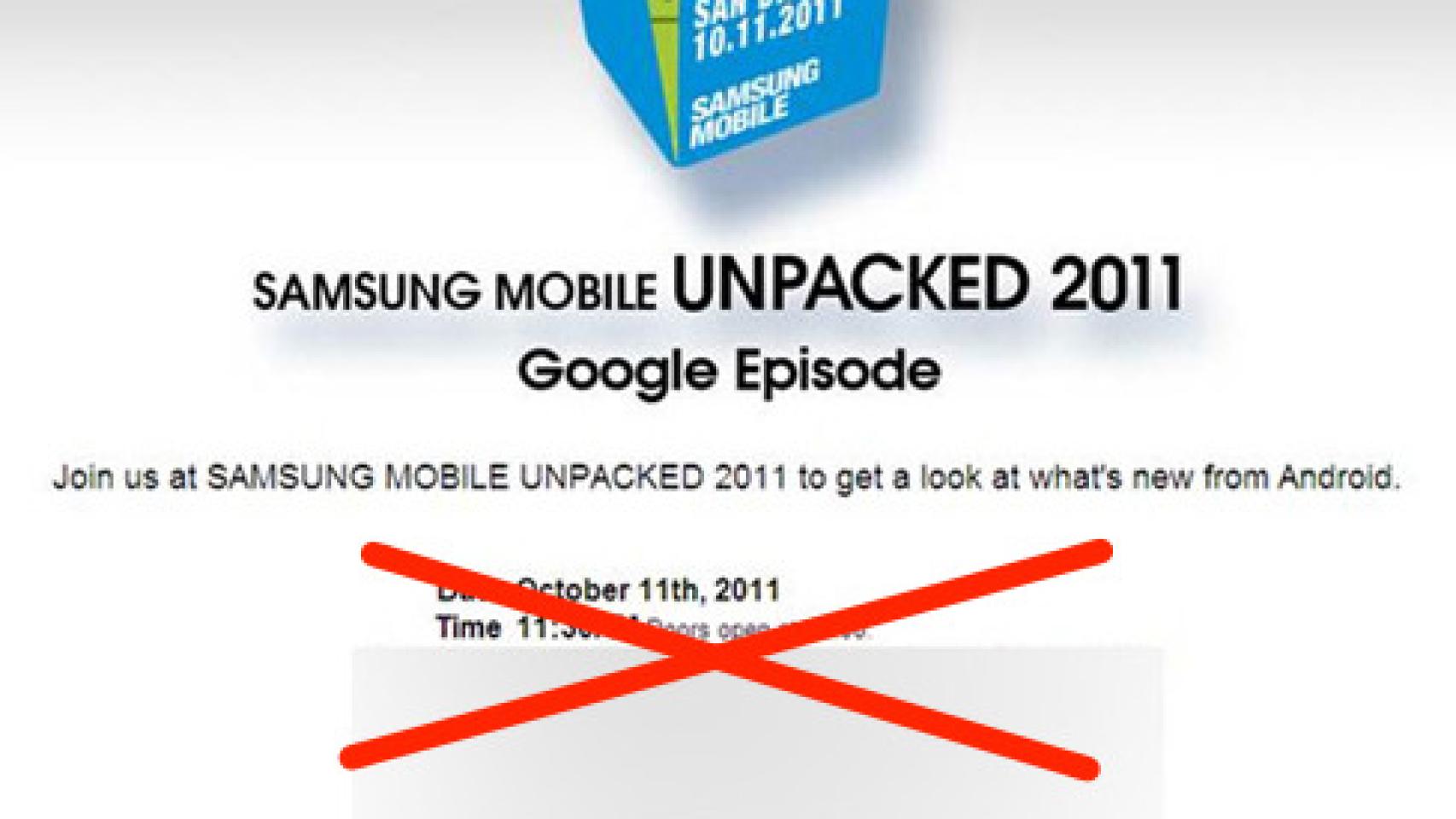 Google y Samsung posponen la presentación de Ice Cream Sandwich y Nexus Prime :(