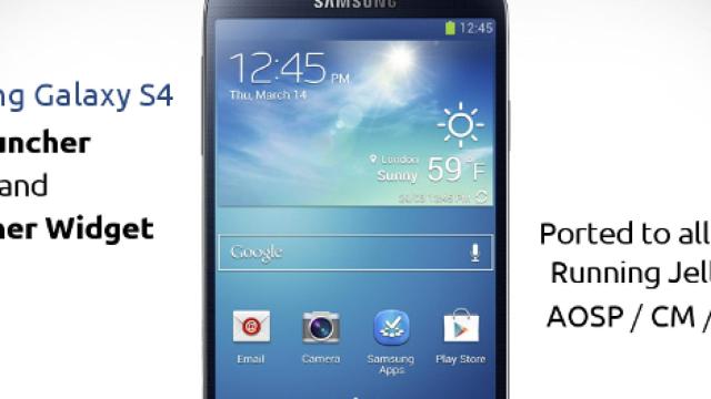 Consigue el launcher del Galaxy S4 en tu smartphone gracias a la comunidad