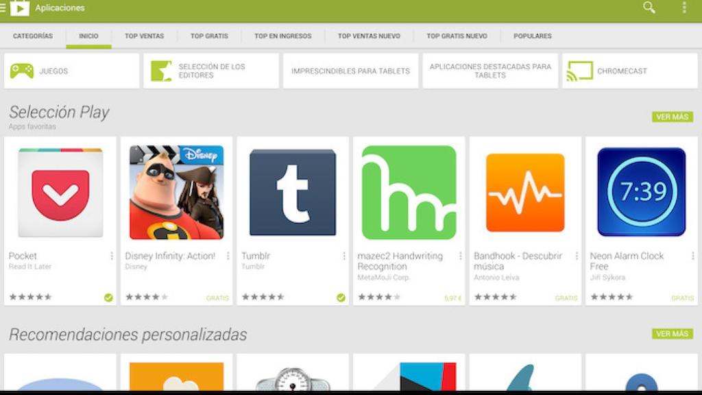 Google Play Store estrena sección Chromecast y se acercan novedades para él