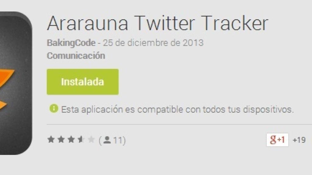 Controla tus cuentas de Twitter al milímetro con Ararauna Twitter Tracker