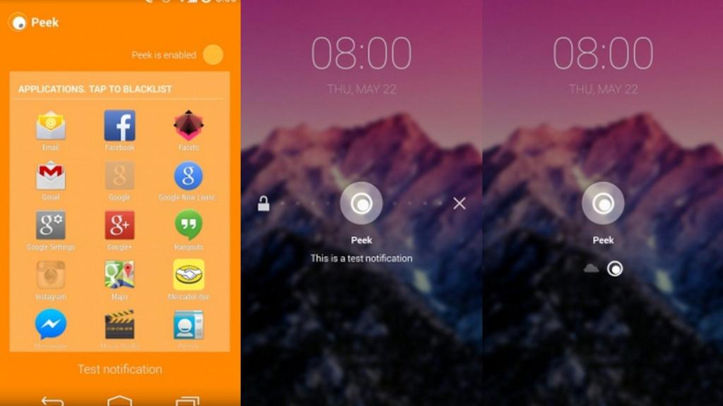 Peek, el sistema de notificaciones activas de ParanoidAndroid ya disponible en Google Play