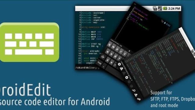 Los 6 mejores editores de código en Android