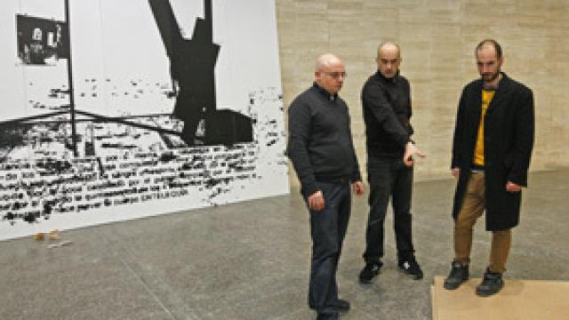 Image: Txomin Badiola, Jon Mikel Euba y Sergio Prego