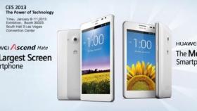 Nuevos Huawei Ascend Mate y Ascend D2, la mayor pantalla y la de mayor resolución