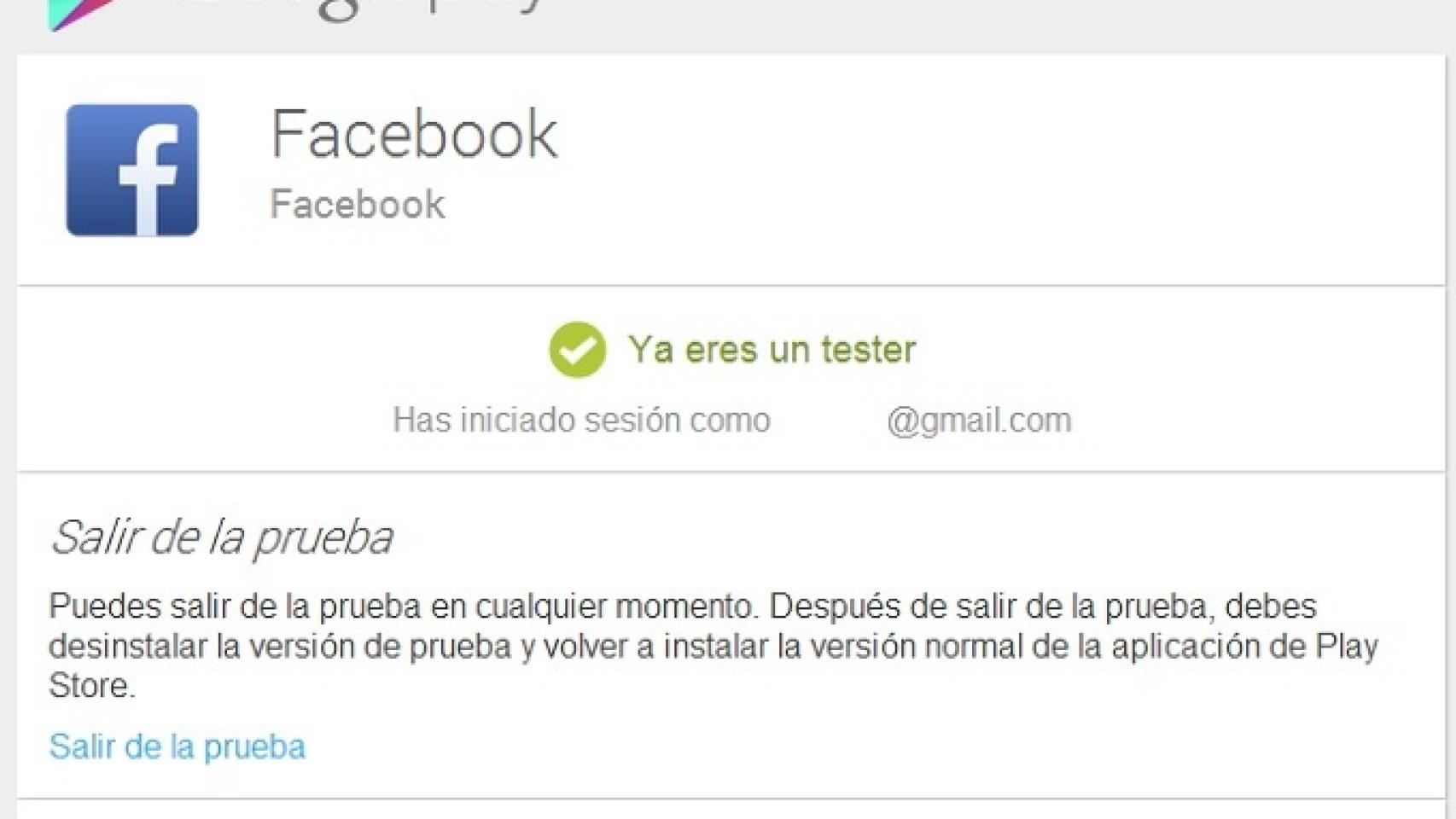 Conviértete en tester de Facebook Alpha para probar las últimas novedades