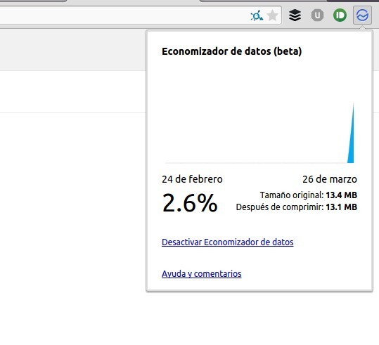 google chrome ancho de banda 1