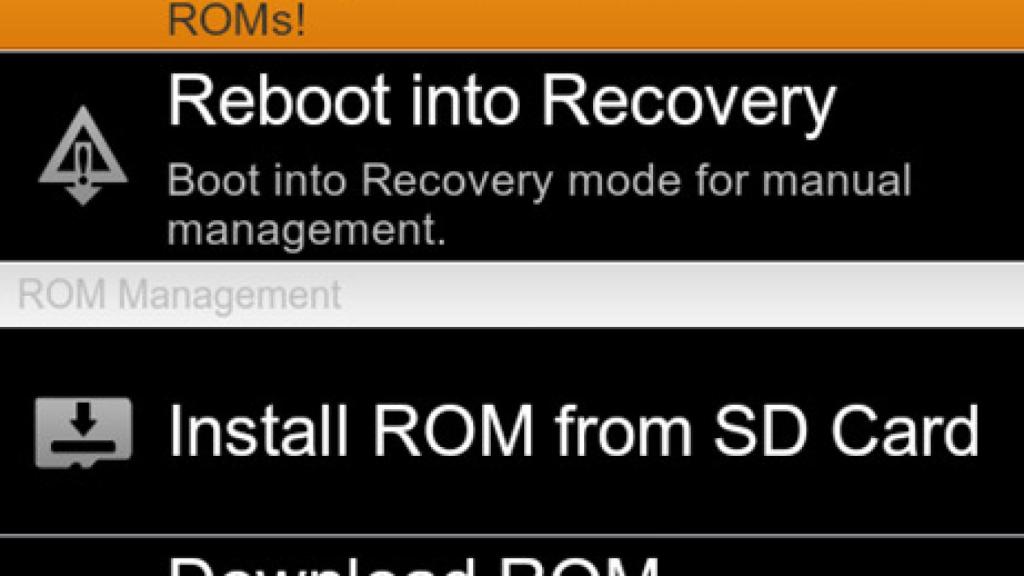 Instala ROMs fácilmente con ROM Manager