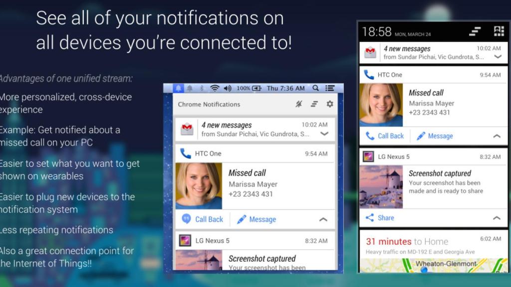 Notificaciones multidispositivo y estilo Google Now, el concepto que nos gustaría ver