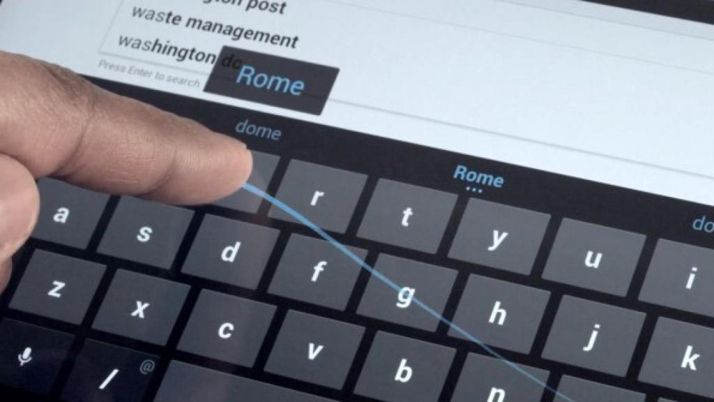 Descarga el nuevo teclado de Android 4.2, con Typing Gesture