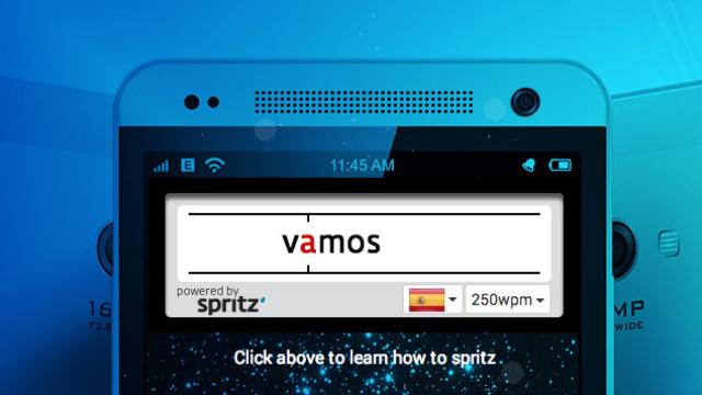 El Software que permite leer 500 palabras por minuto en los Galaxy S5 y Galaxy Gear 2: Spritz