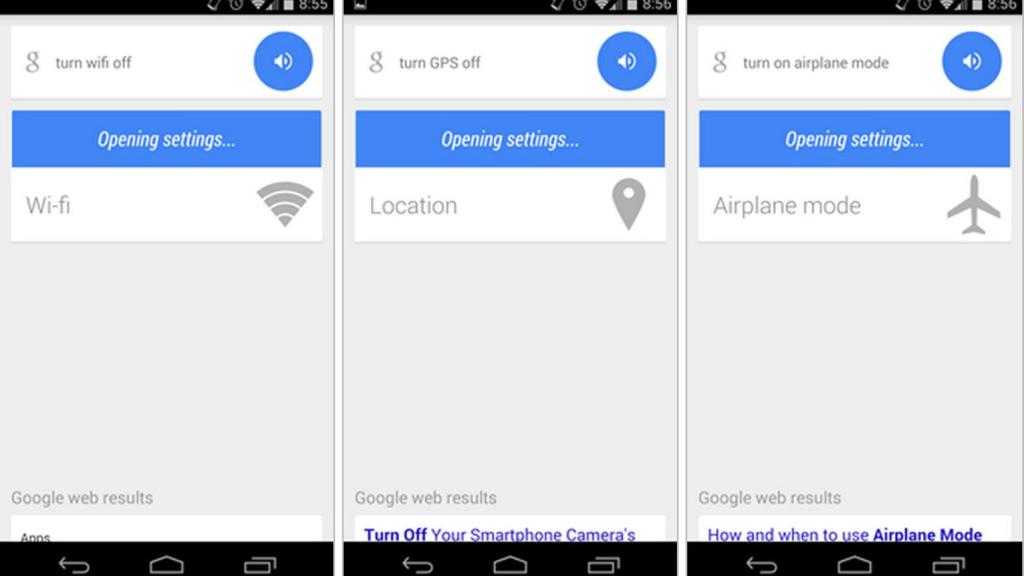 Google Search añade controlar los ajustes por comandos de voz y mostrar información offline