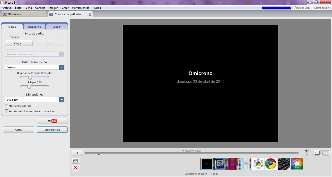 Omicrono-Picasa-Movie-Maker