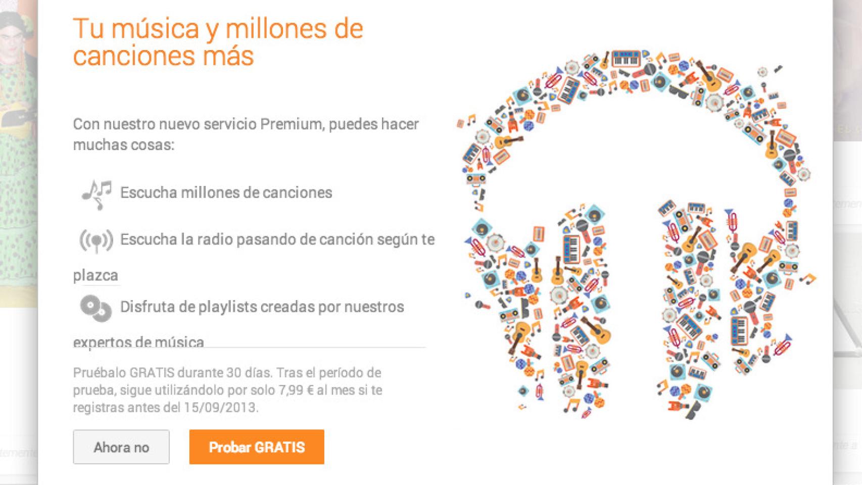 Google se empeña en que no almacenes tu música en la SD con Play Music