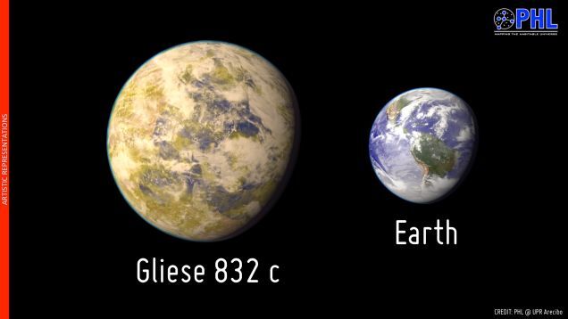 gliese832c_y_Tierra