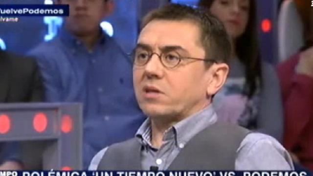 Juan Carlos Monedero en 'Un tiempo nuevo'