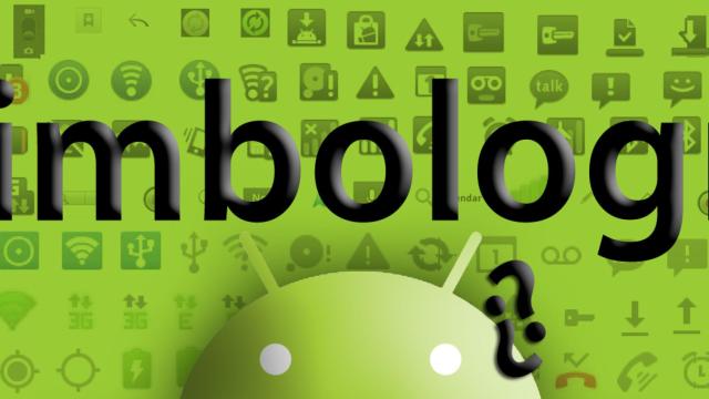 Todos los símbolos de Android en una imagen