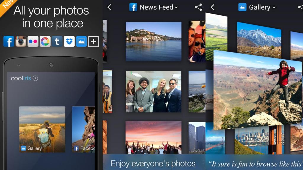 Cooliris, la galería para reunir las fotos de todos tus servicios, ahora disponible en Android