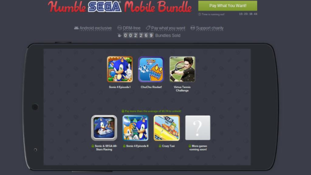 Humble Mobile Bundle especial SEGA: 6 juegazos al precio que quieras