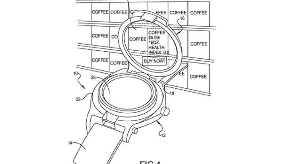 Google patenta un diseño de smartwatch con realidad aumentada