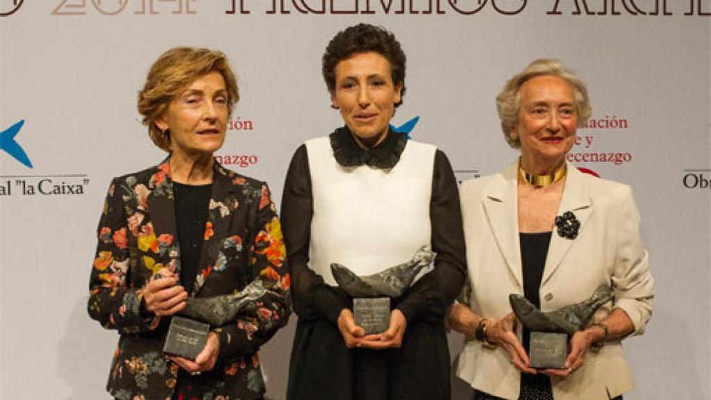 Image: Soledad Sevilla, Pilar Citoler y Silvia Dauder, Premios Arte y Mecenazgo de la Fundación La Caixa