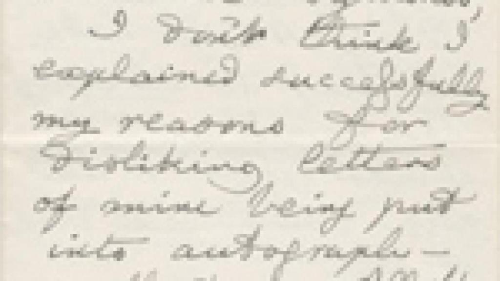 Image: Una carta inédita de Lewis Carroll a subasta