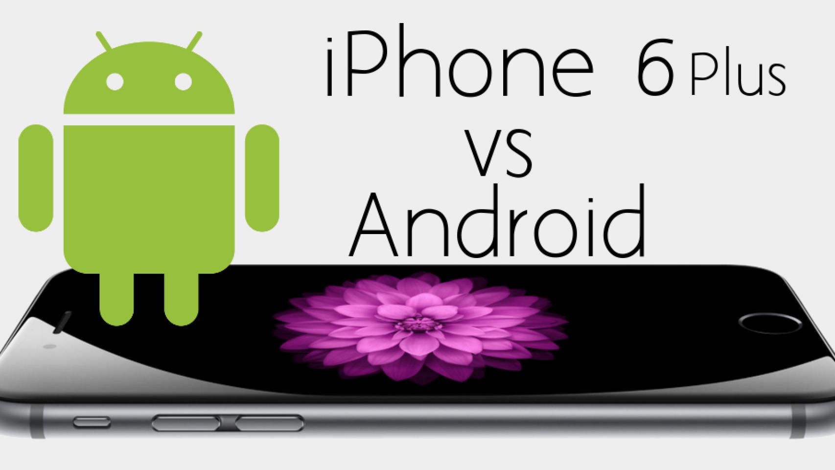 Comparativa: iPhone 6 Plus contra los grandes smartphones Android