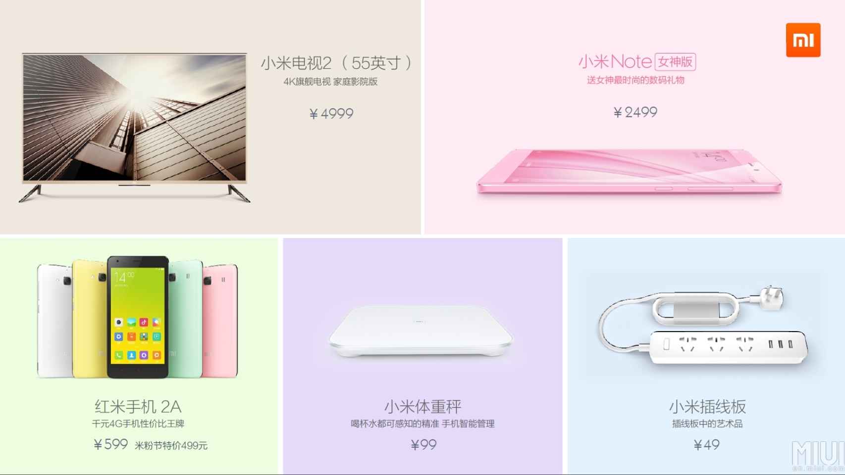Xiaomi presenta nuevos productos: una regleta, un televisor 4K y hasta una báscula