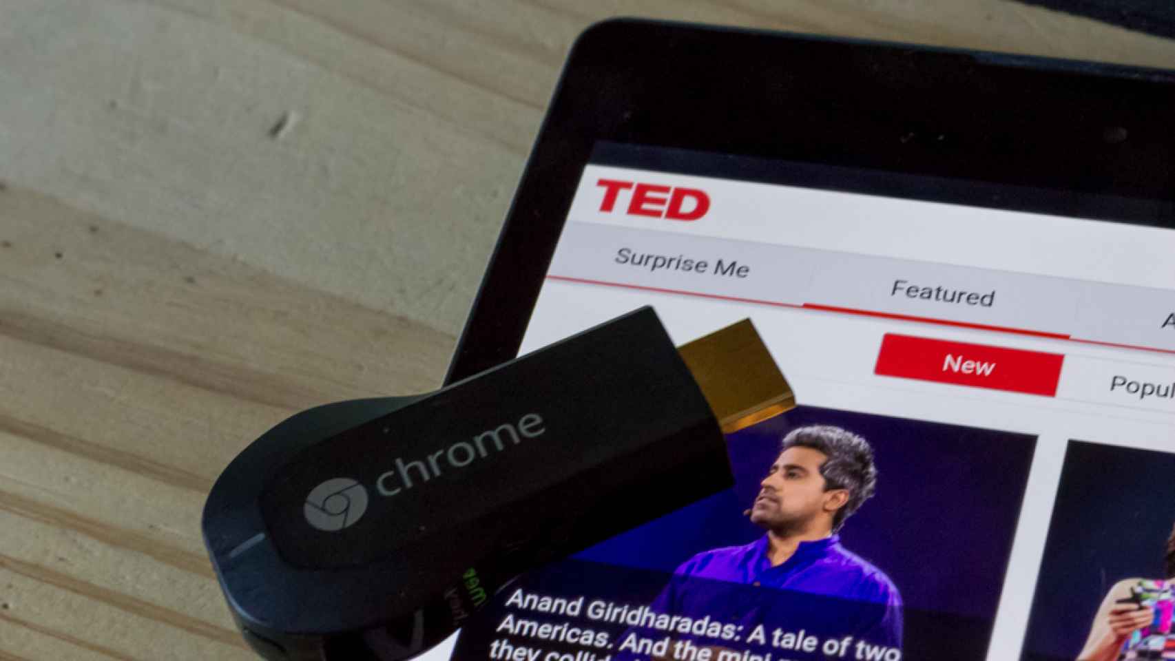 TED, la app de keynotes más conocida, ya es compatible con Chromecast