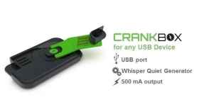 CrankBox, la manivela para cargar nuestro móvil