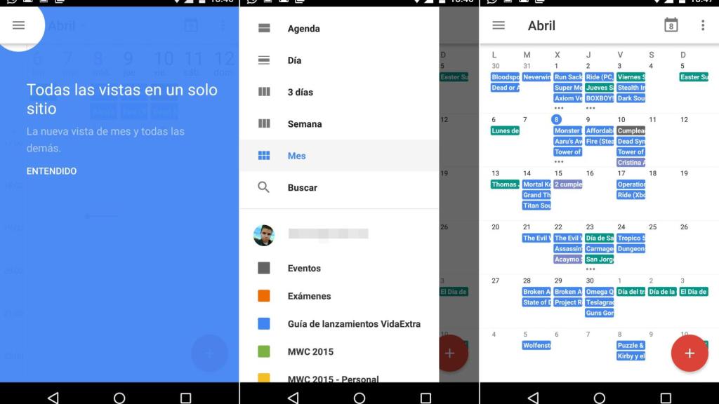 Google Calendar 5.2 recupera la vista de meses y reestructura sus menús [APK]